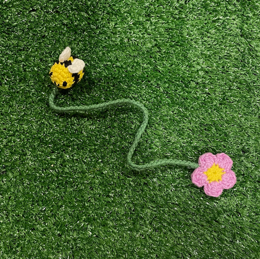 Bumble Bee Crochet Bookmark