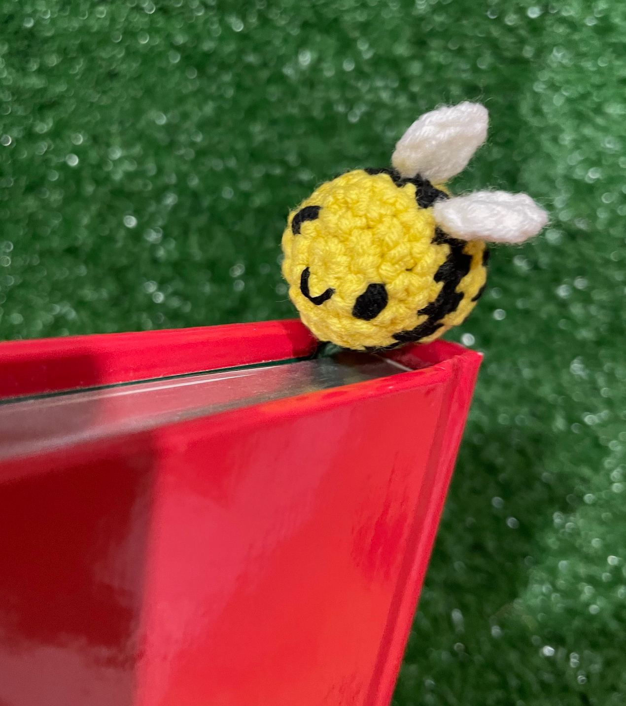 Bumble Bee Crochet Bookmark