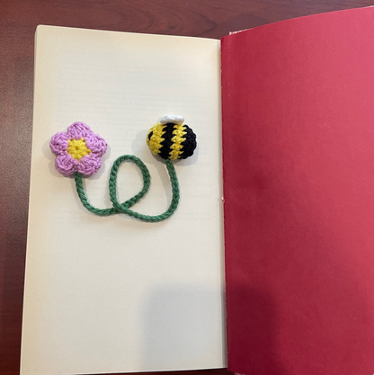 Bumble Bee Crochet Bookmark